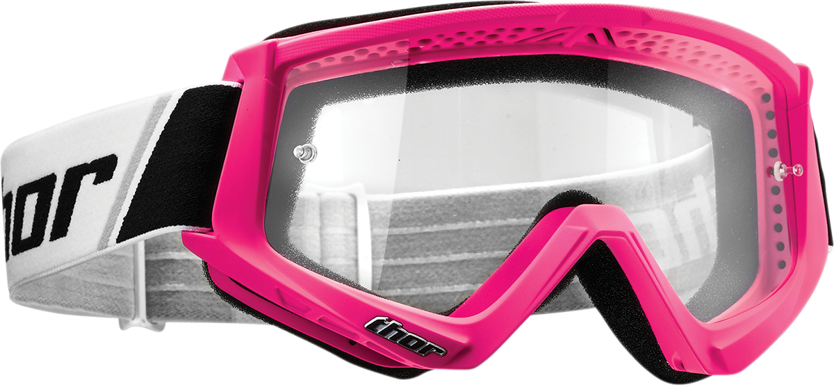 Youth Combat Goggles - Flo Pink