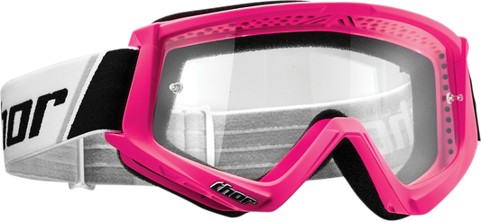 Youth Combat Goggles - Flo Pink