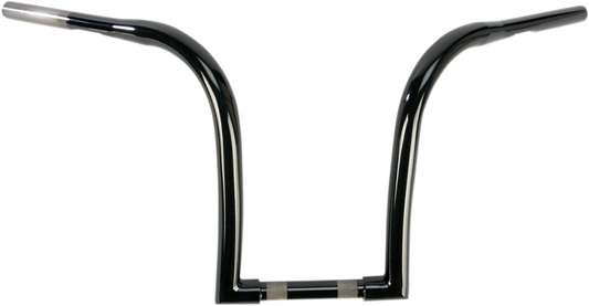 Black 1-1/4" Ape Hanger Handlebar w/ 12" Rise