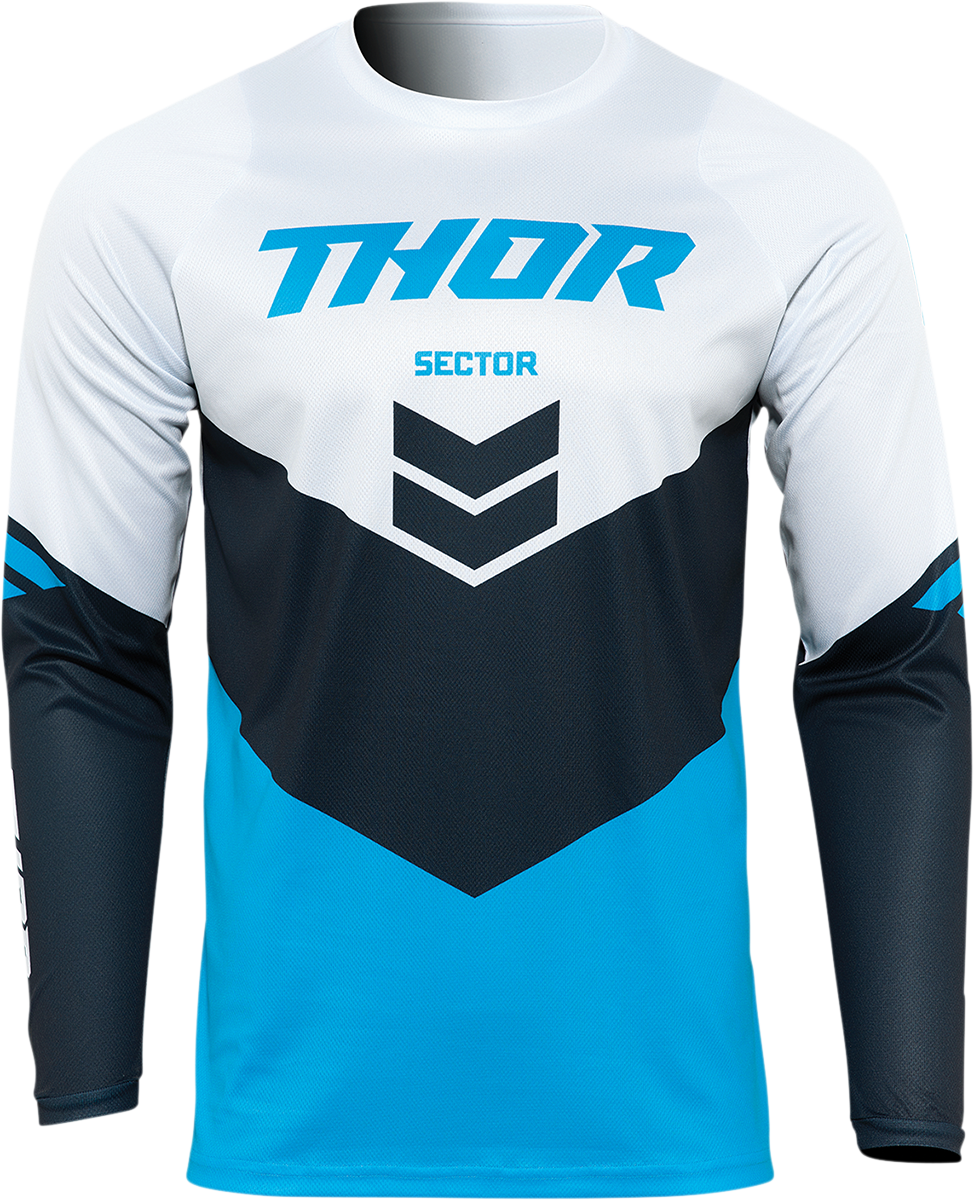 Youth Sector Chevron Jersey - Blue/Midnight - XS