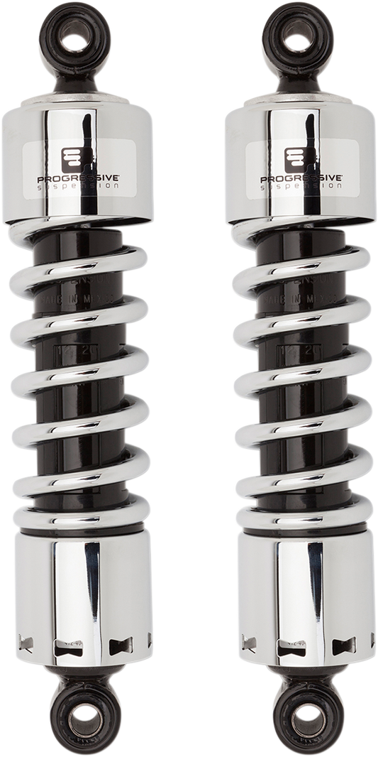 412 Series Shock - 12" - Standard - Chrome - Dyna814505800