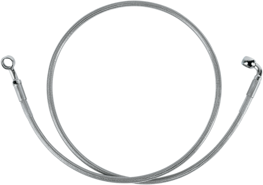 Linea de freno delantero Acero inoxidable con revestimiento transparente