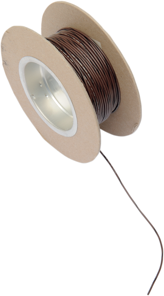 100' Wire Spool - 18 Gauge - Brown/Black