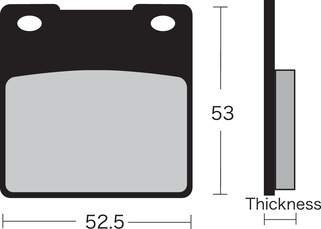 Semi-Metallic Brake Pads - VD-327