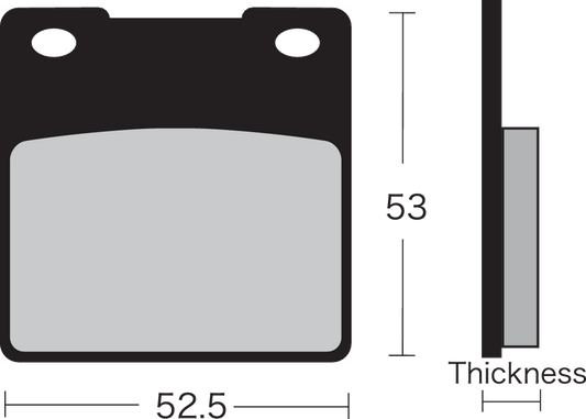 Semi-Metallic Brake Pads - VD-327