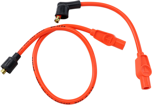 Spark Plug Wires - Hot Orange - FLT/XL