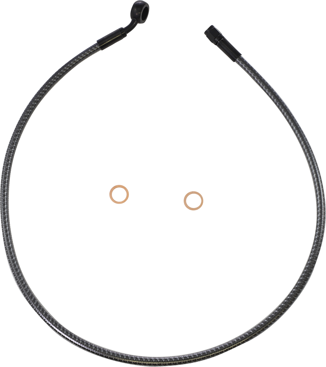 Brake Line - Front - 12 mm - 35° - 32" - KARBONFIBR