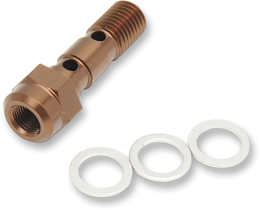 Aluminum Banjo Bolt with Bleeder - Honda