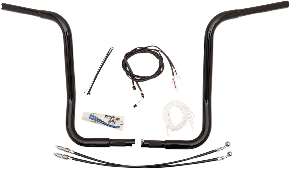 Black 16" Rounded Top Handlebar Kit84825988