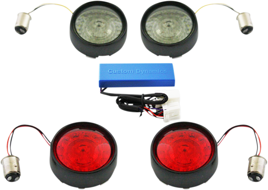 Full Bullet Turn Signal Conversion Kit  - Black