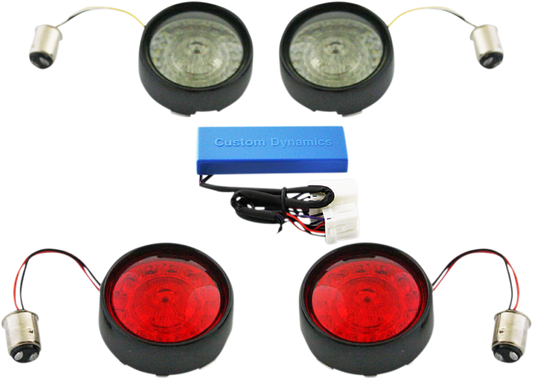 Full Bullet Turn Signal Conversion Kit  - Black