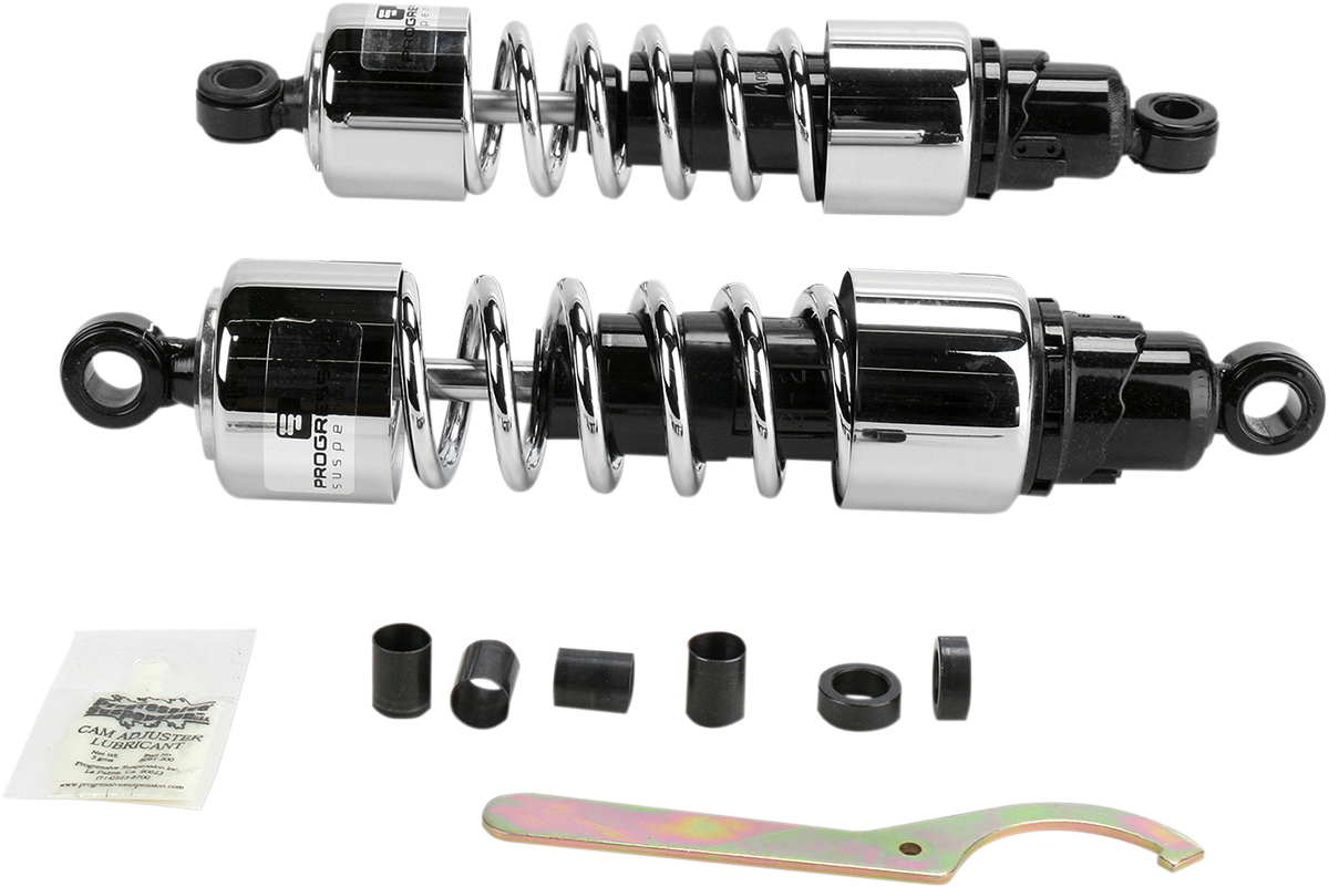 412 Series Shocks - Chrome - 12" - Heavy Duty