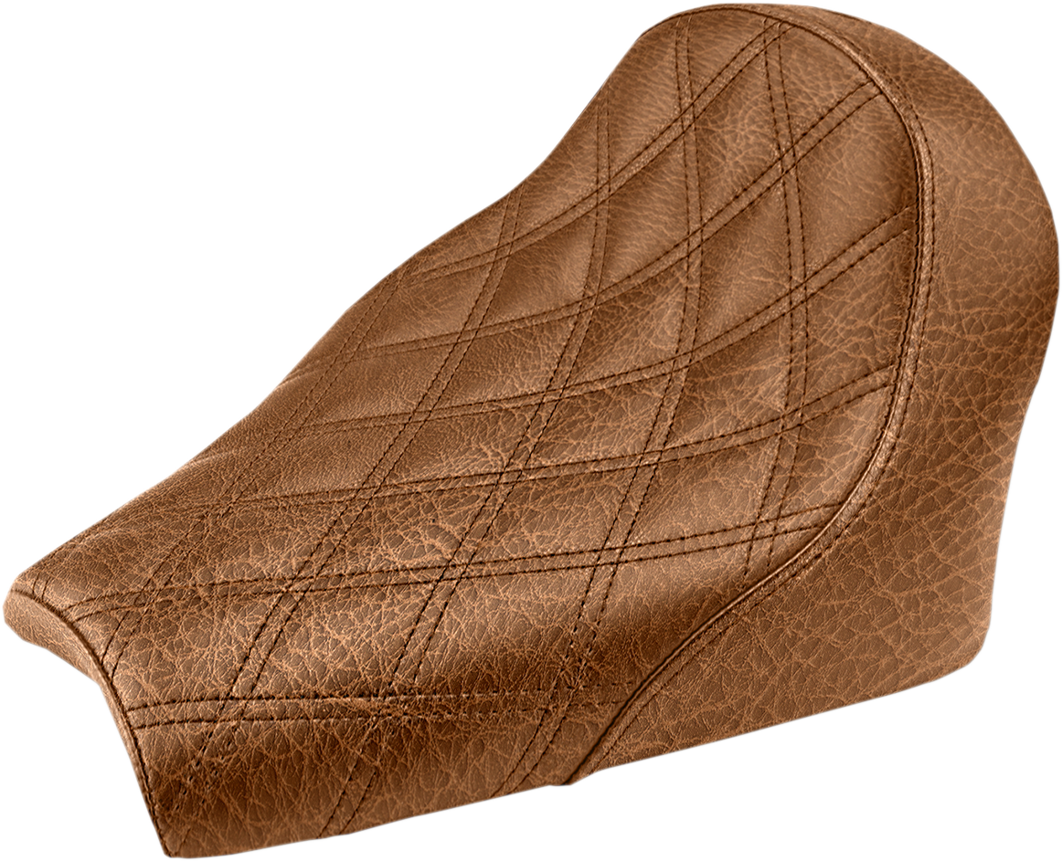 Renegade Solo Seat - Lattice Stitched - Brown