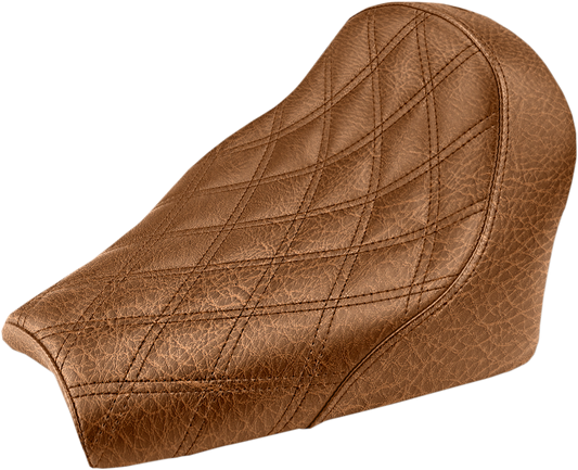 Renegade Solo Seat - Lattice Stitched - Brown