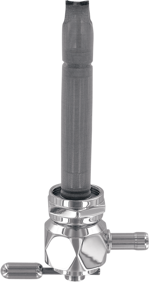 Fuel Valve - Diamond Chrome - 22mm - Hex
