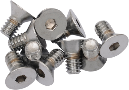 Tornillos allen de cabeza plana 1/4"-20 x 5/8" cromo