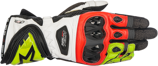 Supertech Gloves - Black/Yellow/Red - Small