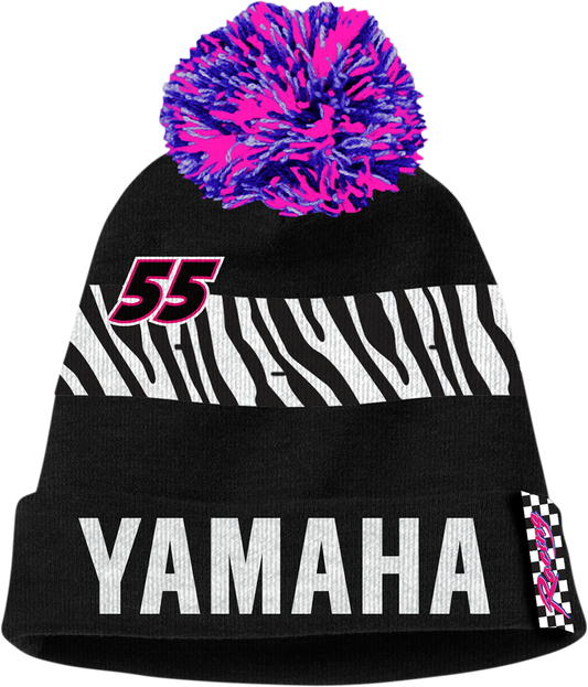 Yamaha Motosport Pom Beanie - Black