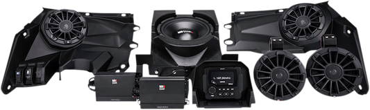 800W Audio System - 4 Speakers 2 Amplifiers - Can-Am