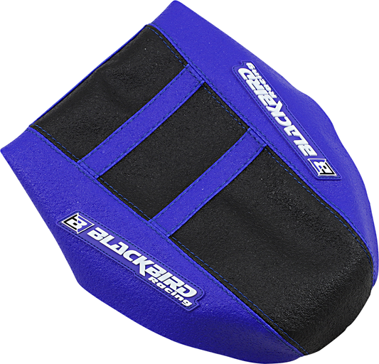 Zebra Seat Cover - Gripper - Blue/Black