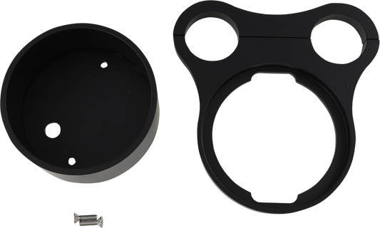 1.5" T-Bar Gauge Mount - Gloss Black - For OEM Gauge