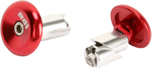 Bar End - Aluminum - Watercraft - Red