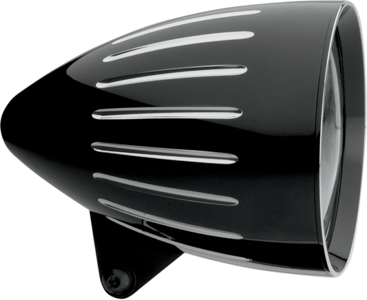 5 3/4" Headlight Housing - Revolver Rocket - Black