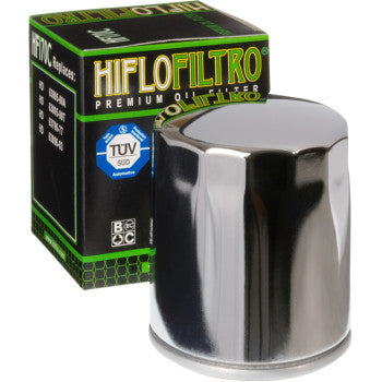 Filtro de aceite cromado premium H-D EVO / Sportster 1983 a 2021