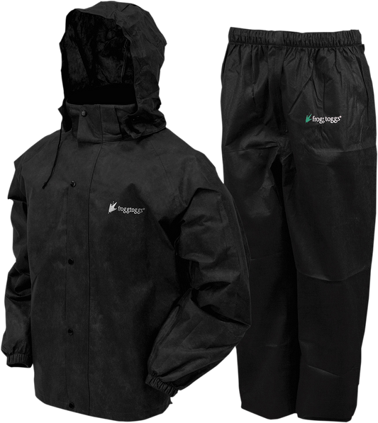 All Sports™ Rainsuit - Black/Black - Large