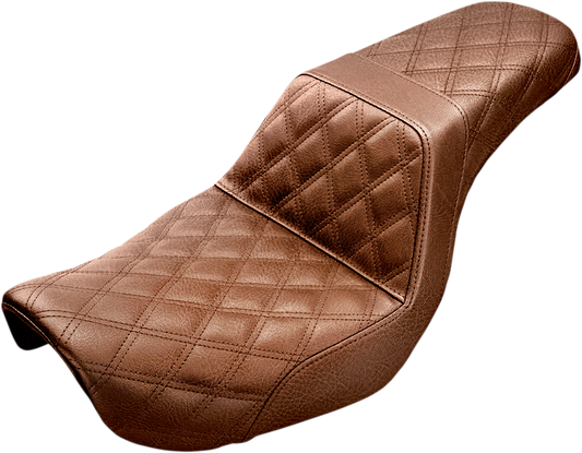 Step Up Seat - Lattice Stitched - Brown - Dyna282297287