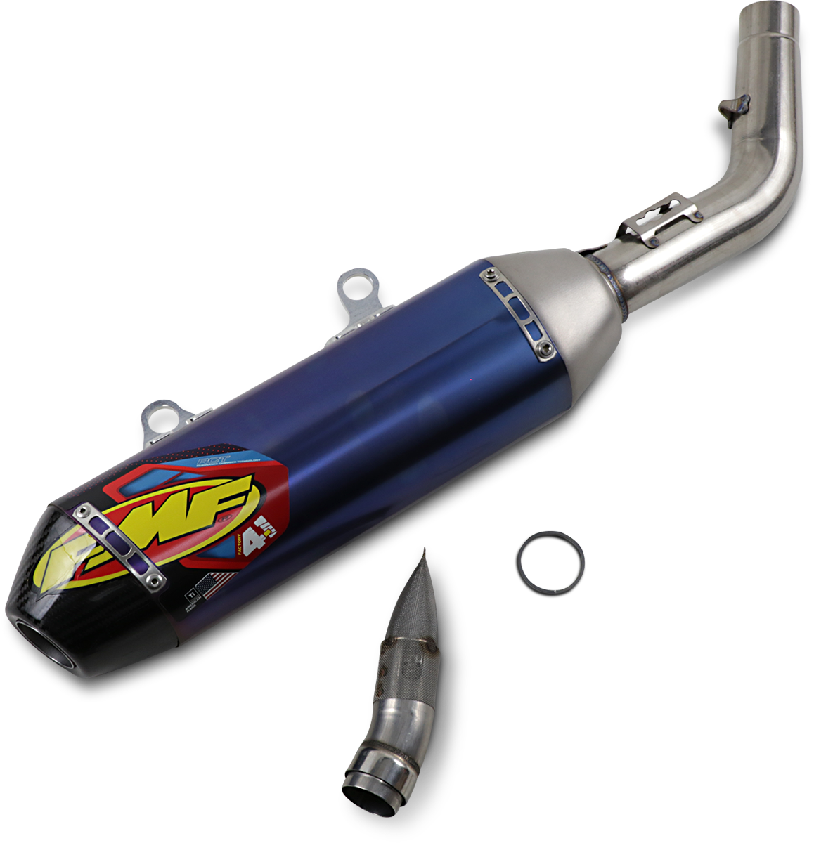 Factory 4.1 RCT Muffler - Anodized Titanium