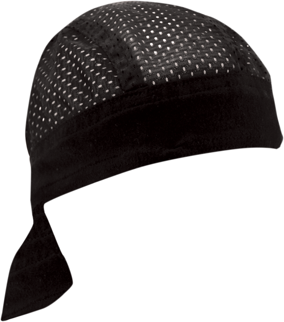 FlydannaÂ® Vented Sport Headwrap - Black