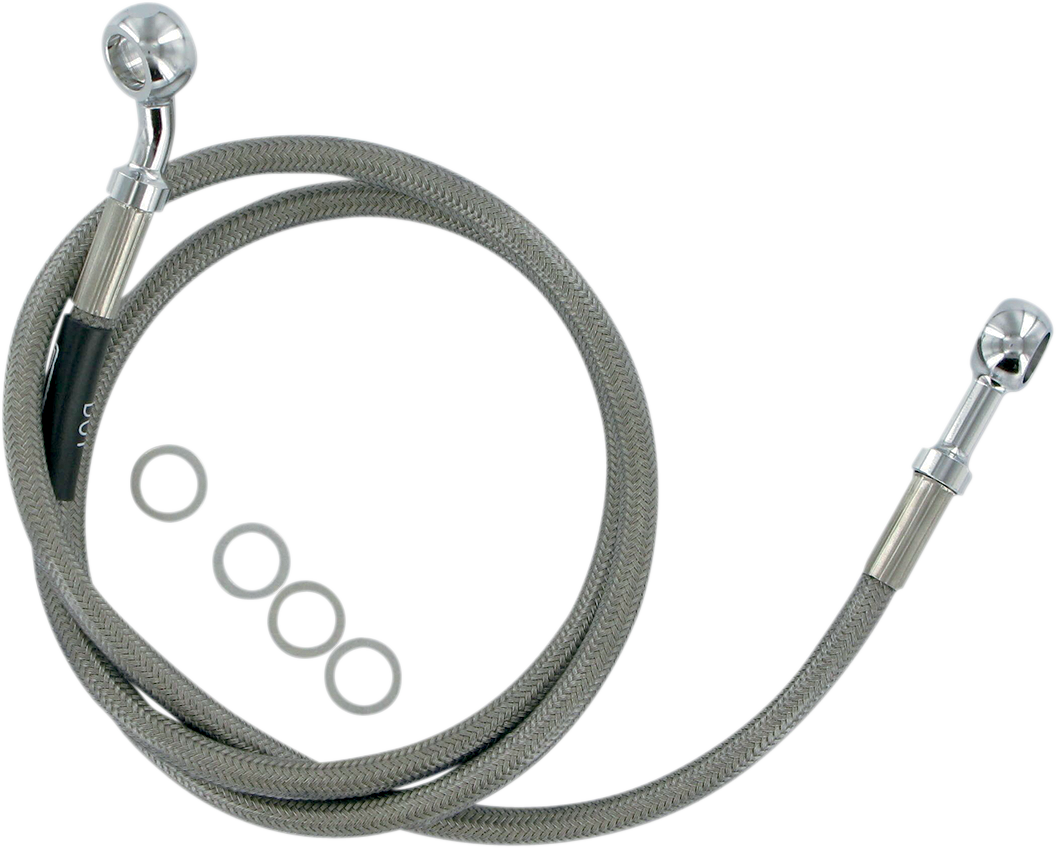 2" Brake Line - Front - 86-14 FLST/C