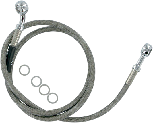 2" Brake Line - Front - 86-14 FLST/C