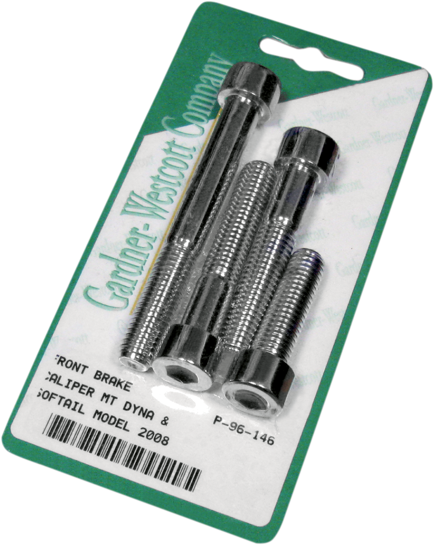 Front Caliper Bolt Set - Polished