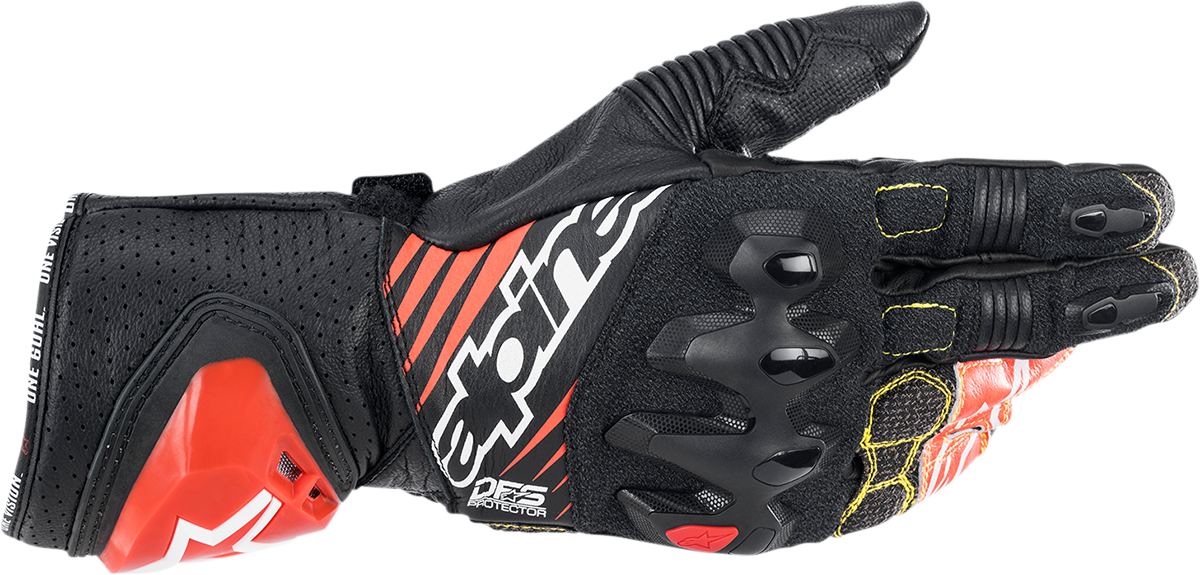 Guantes Alpinestars GP Tech v2 - Negro/Blanco/Rojo