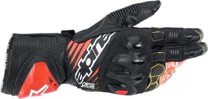 Guantes Alpinestars GP Tech v2 - Negro/Blanco/Rojo