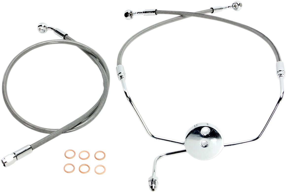 Brake Line - Front - XR - Stainless Steel