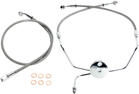 Brake Line - Front - XR - Stainless Steel