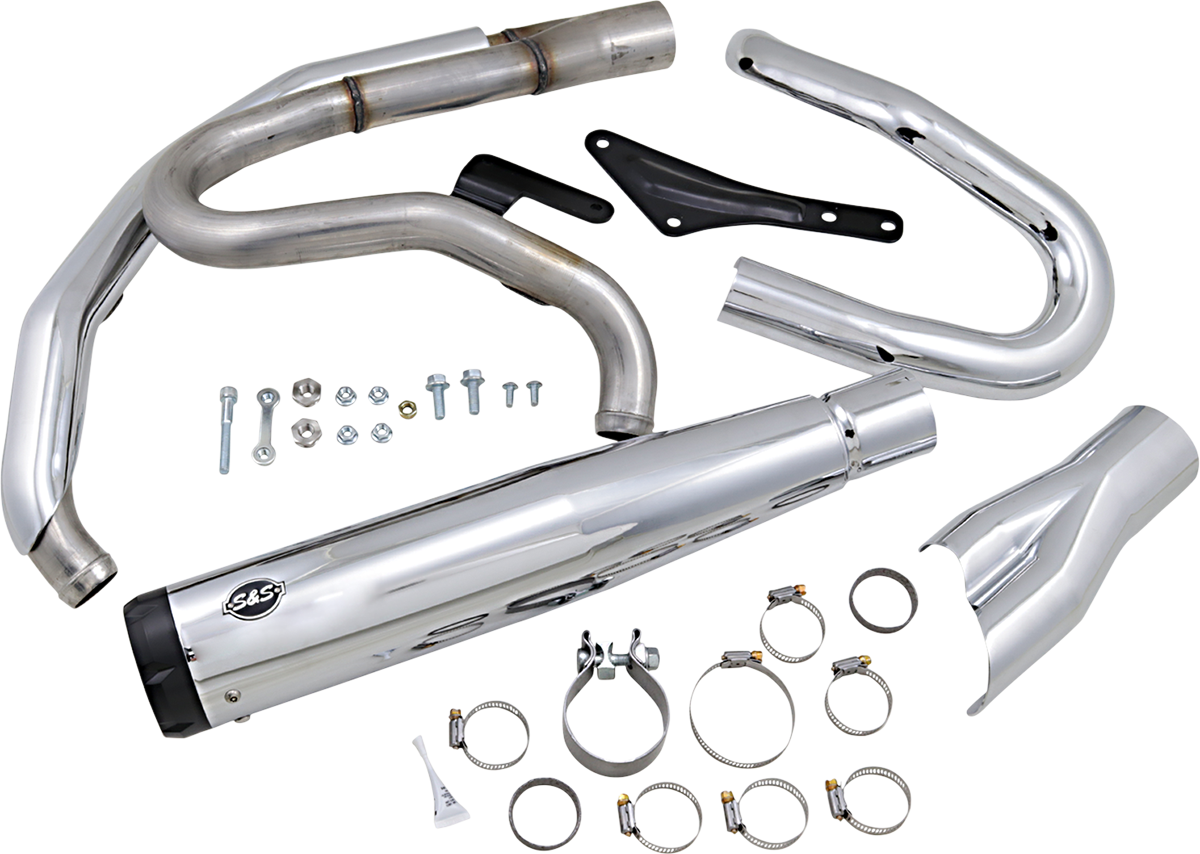 2:1 Exhaust for M8 Softail - Chrome