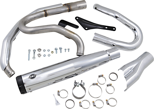 2:1 Exhaust for M8 Softail - Chrome