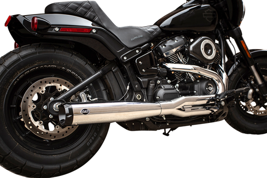 2:1 Exhaust for Softail - Chrome