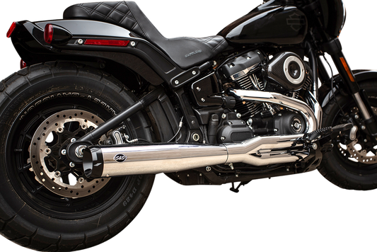 Escape 2:1 50 State para Softail M8 - Cromo/Negro