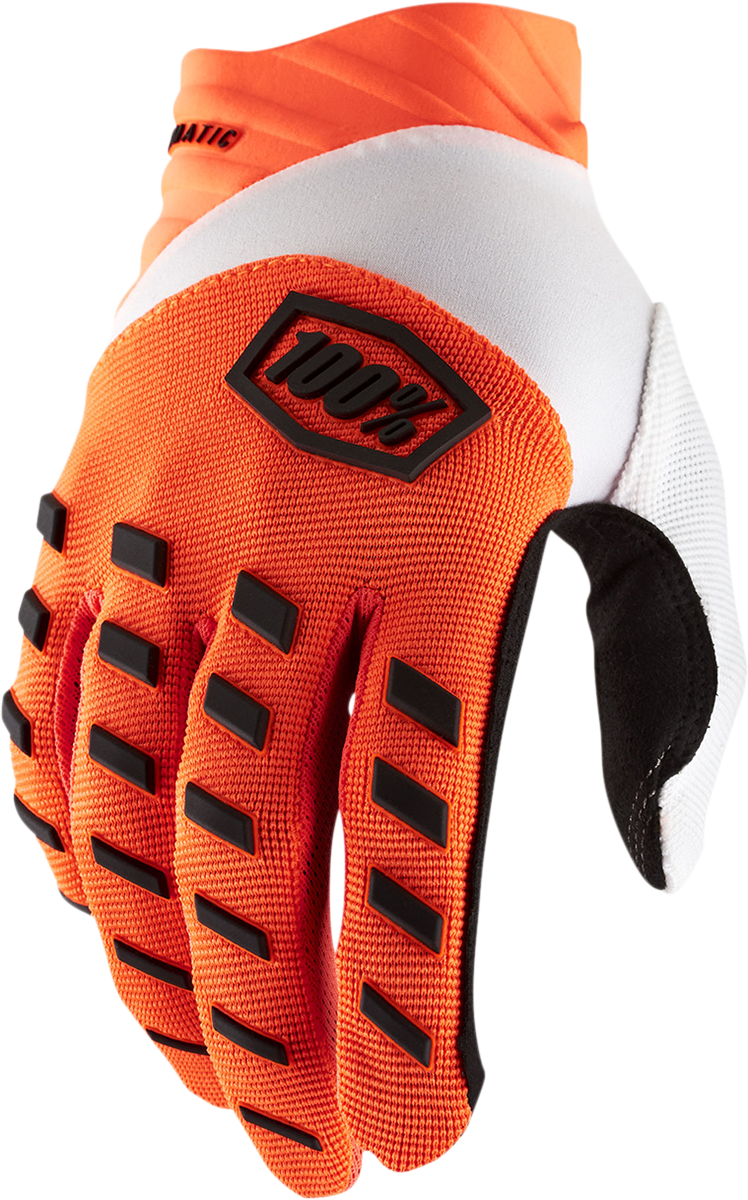 Airmatic Gloves - Fluorescent Orange -  Large