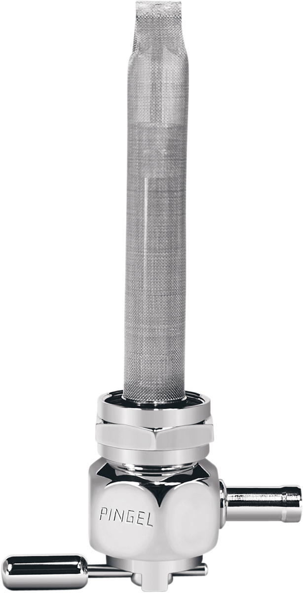 Fuel Valve - Oval Chrome - 22mm - Hex