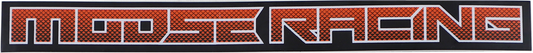 Decal - Orange/White - 6"