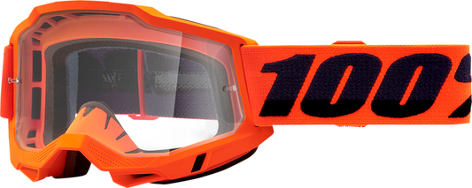 Accuri 2 OTG Goggles - Neon Orange - Clear