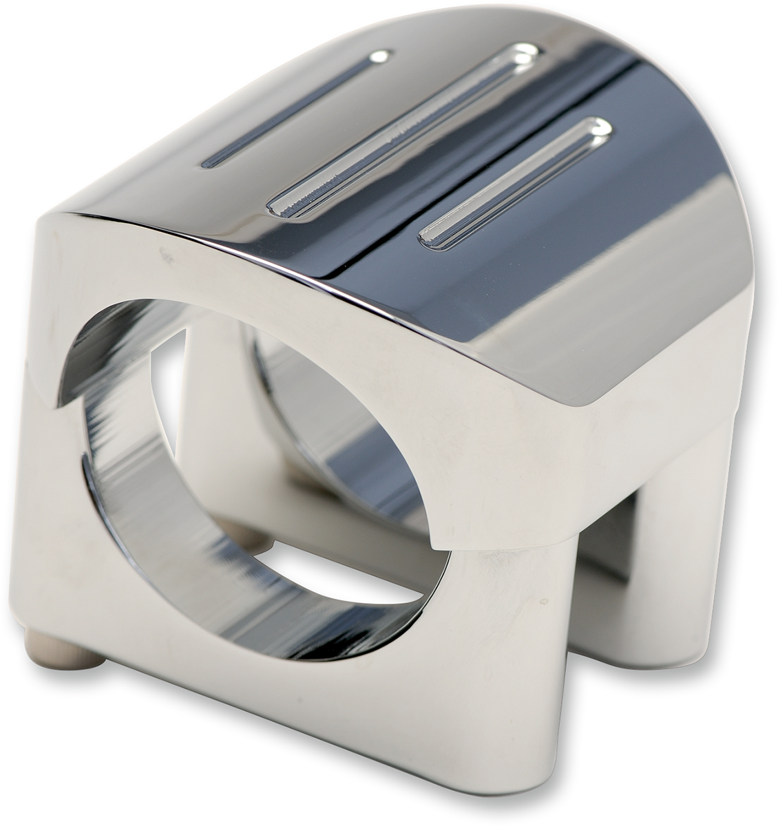 Chrome Clamp Mount - For 1.50" T-Bar/Riser Handlebar