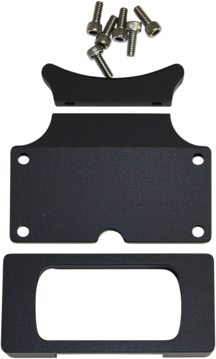 Gauge Relocation Bracket Black rutasetenta Drag Specialties Dealer