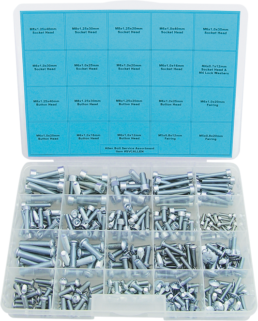 Allen Bolt Assortment 372 Piece